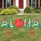Big Dot of Happiness Tropical Luau - Yard Sign Outdoor Lawn Decorations - Hawaiian Beach Party Yard Signs - Aloha